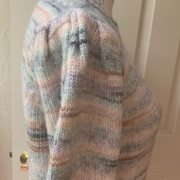SHEIN Pastel Striped Women's Sweater - Picture 4 of 7